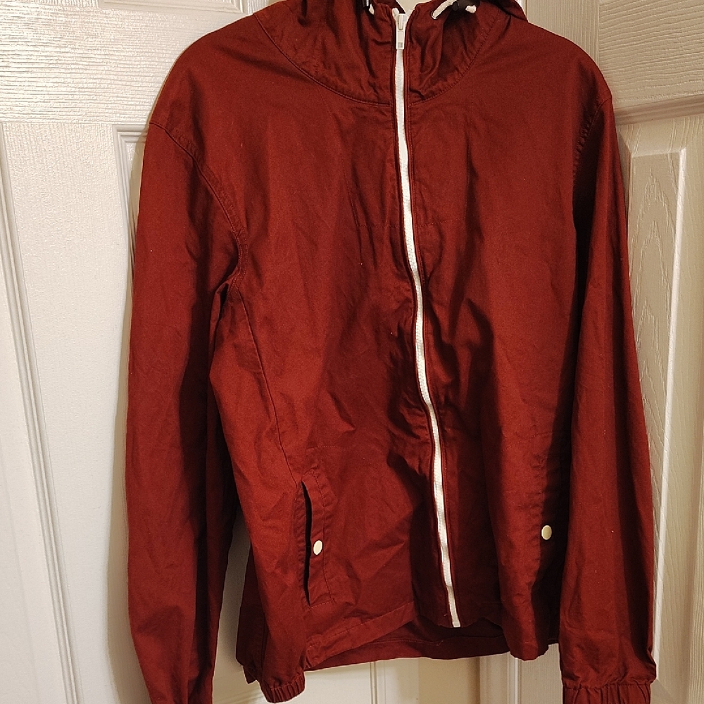 Nomad Men's Deep Red Windbreaker